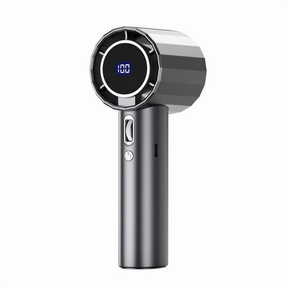 Type-C Rechargeable Handheld Fan,100-Speed Adjustable, Fast Cooling,Powerful Hurricane Ice Sensation Fan for Outdoor Use,1 x Handheld Fan