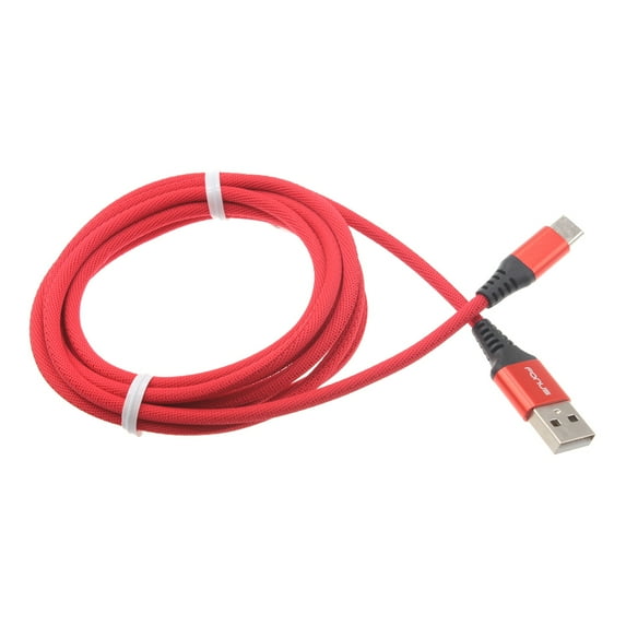 Type-C Red 6ft USB-C Cable for Galaxy Tab S7 (2020)/A7 10.4 (2020) Tablets - Charger Cord Power Wire Long Braided for Samsung Galaxy Tab S7 (2020)/A7 10.4 (2020)