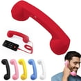 thumbnail image 1 of Type-C Retro Telephone Style Landline Handle Receiver Vintage Wired Plug in Handheld Cell Phone Handset MIC Microphone for Cellphone Smartphone Mobile Phone, 1 of 9