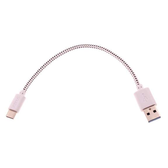 Type-C Short USB Cable for Cricket Icon 6/5/4/3 - Charger Cord Power Wire USB-C Braided