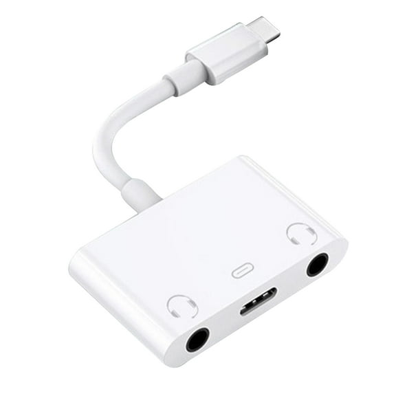 Type-C Sound Card, Multi-Port USB-C 3.5mm Audio Interface for Earphone Speaker Computers