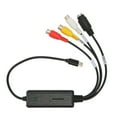 Type C Sound Video Capture Card RCA to USB Converter Adapter for Vista