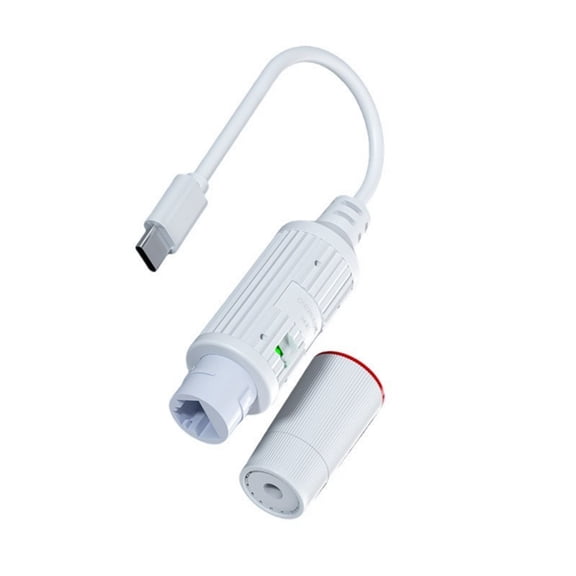 Type C Splitter 48V to 5V Converter for Camera Power Supply Wide Device Compatibility Simple Setups Outdoor Use