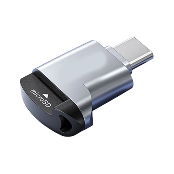 Type-C TF Card Reader Plug and Play, Compact Memory Card Adapter for Phones, Tablets, Laptops, Desktop Use Daily