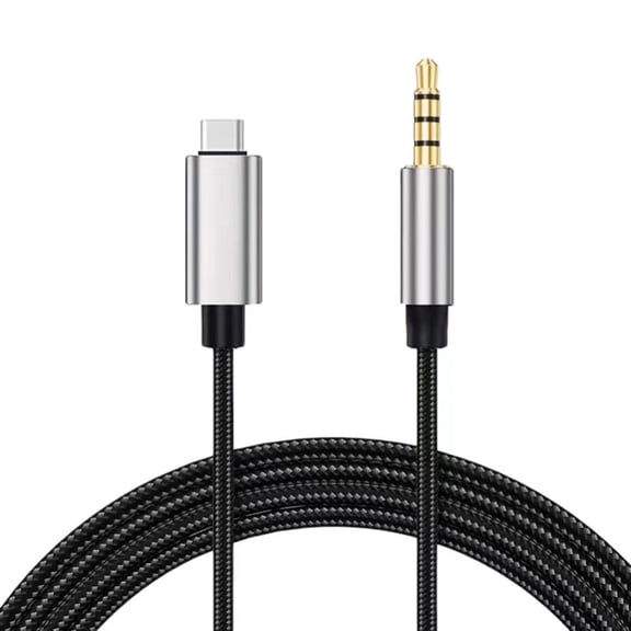 Type C To 3.5mm Cable With Advanced Chip Decoding For Multipe Syetems Auditory Adapter Line Car Auditory Cord