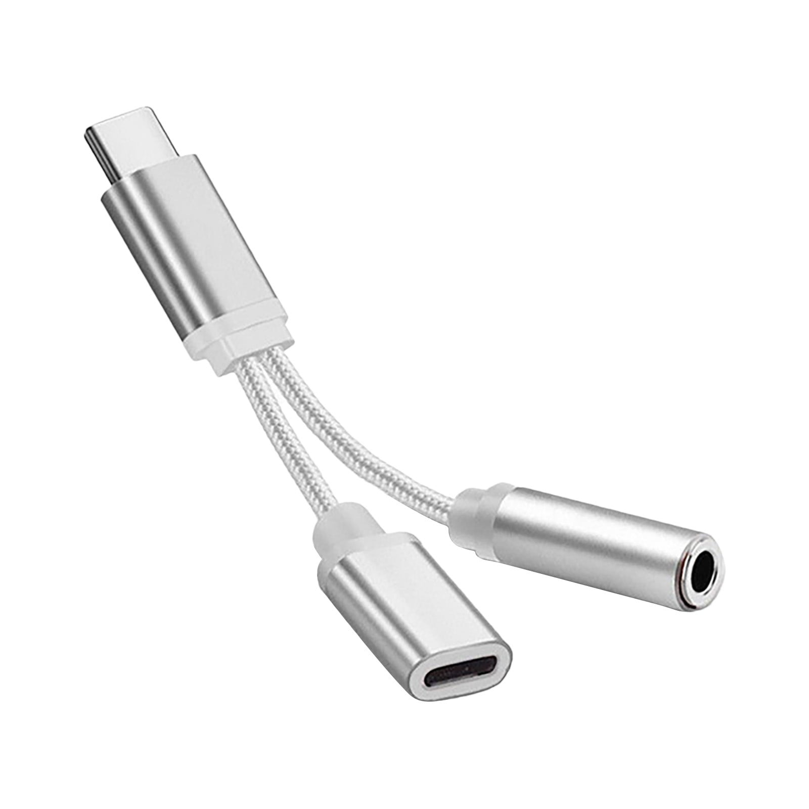 TypeC To TypeC + 3.5mm Charging Audio Adapter 2in1 Adapter Travel