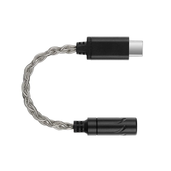 Type C To 3.5mm Headphone Adapter Copper Sound Adapter Offering Plugs & Play Convenience & No Delay Transmission 12cm