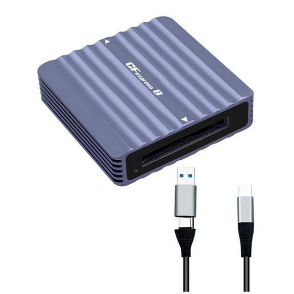 Portable Type C to CFexpress B Reader Gen2 10Gbps CFE B Memory Card Drive-Free for Laptop Computer Phones