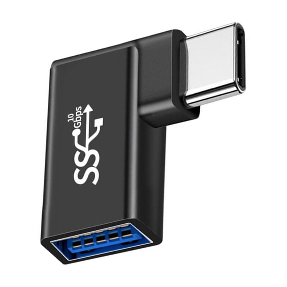 Type C To USB Conversion Plugs 90 Degree Connection multifunction Type C To USB Power Adapter Fast Charging for Everyday Use