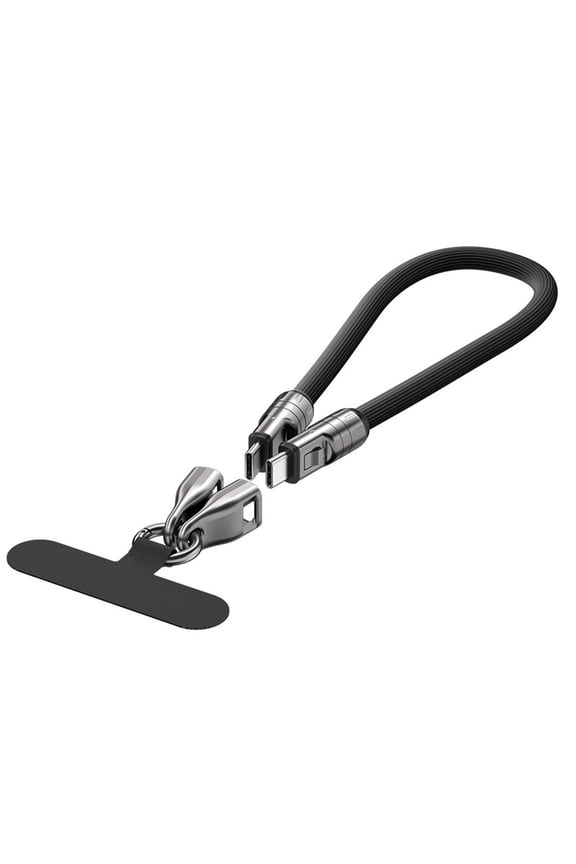 Type C To Type C 240W Charging With Wearable Bracelet Design 5A Charging USB C Phone Crossbody&Wrist Strap Lanyard Portable Fashion Charger (30cm/11.8in) Hand Painted Stained Glass Stairway Easter