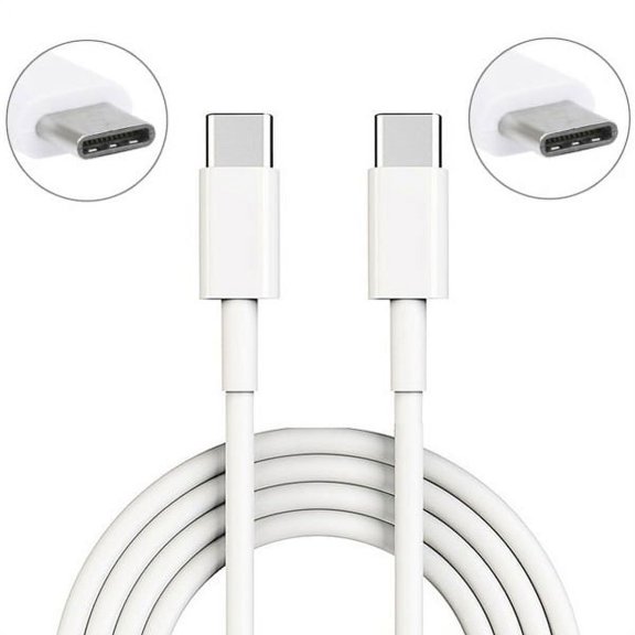 Type-C to Type-C 6ft USB Cable for for Google Pixel 4 / 4 XL Phones - Charger Cord Power Wire Sync [C-to-C] White Fast Long M1E Compatible With Google Pixel 4, 4 XL