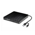 Type C＆USB 3.0 Slim External DVD RW CD Writer Slim Reader Optical Drive