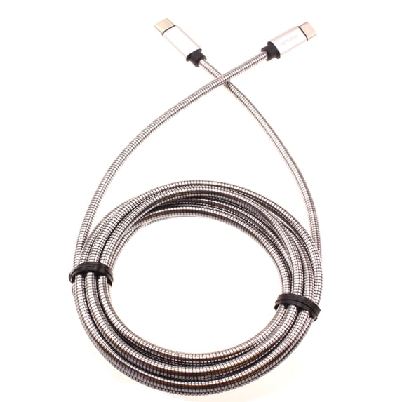 Type-C to USB-C 6ft Metal PD Cable for Samsung Galaxy Z Flip5/Flip4/Flip 3 5G - Charger Cord Power Wire Sync Long Fast for Galaxy Z Flip5/Flip4/Flip 3 5G