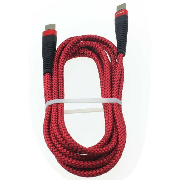 Type-C to USB-C 6ft PD Cable for Google Pixel 6 and 6 Pro Phones - Charger Cord Power Wire Sync Braided Fast B4V Compatible With Google Pixel 6/Pro Models