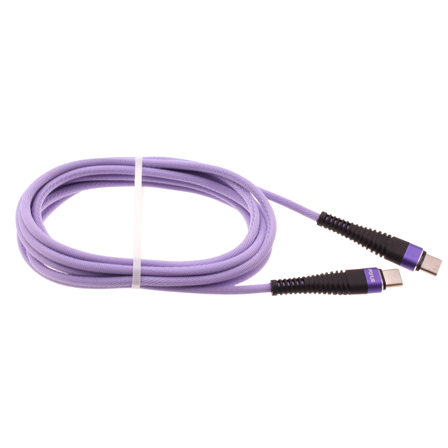 Type-C to USB-C Purple 10ft PD Cable for T-Mobile REVVL 6 PRO 5G Phone ...
