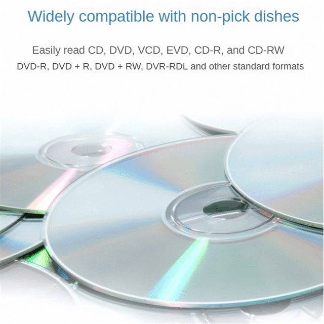 TypeC USBC USB3.0 DVD Burner External Multifunctional Portable Mobile