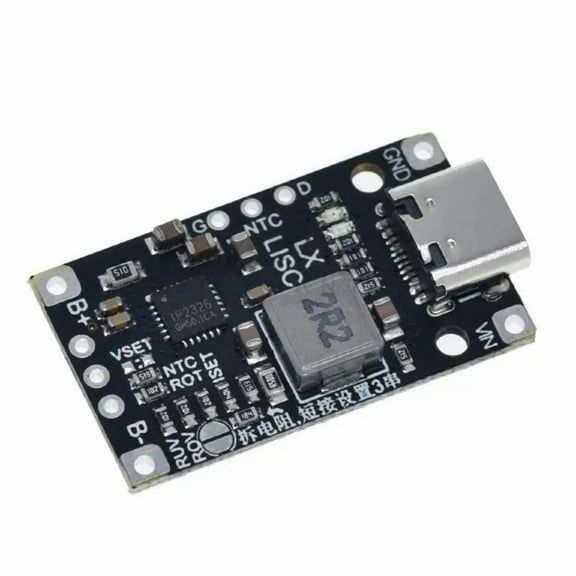 Type C USB Lithium Battery Charging Module Support Fast Charging 2S/3S Module