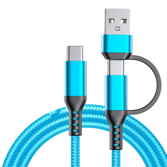 Type C/USB Male to Type C Male Connectors Wire 60W Charging Line Data & Power Cable for Connecting Computers