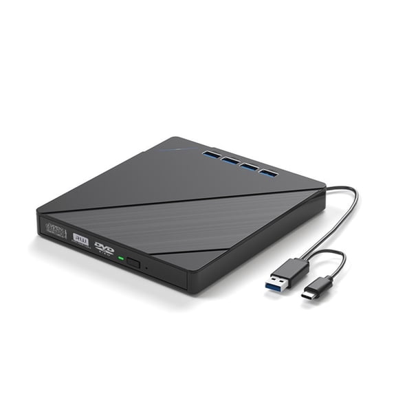 Type-C USB3.0 External UHD 4K Blu-ray DVD RW Burner Portable Optical Drive For Laptop Desktop
