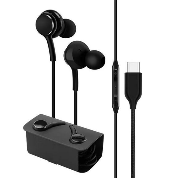 Type C Wired Earbuds with Stereo Sound, Noise Canceling, and Comfortable Fit for All-Day Use