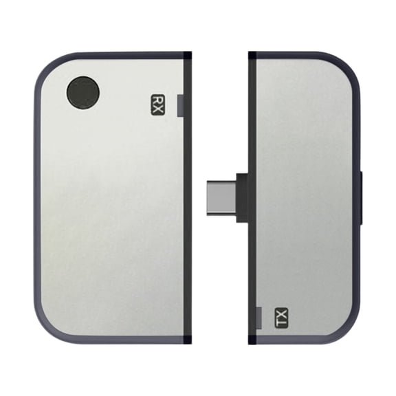 Type C Wireless HDMI Transmitter Receiver, Dual Connection Modes 1080P with 5G Stable,5G High Definition Multimedia Interface for HD TVs Projectors Monitors - (Gray)