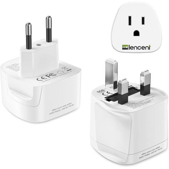 Type C and G Travel Adapter Plug for European UK London Mauritius Power