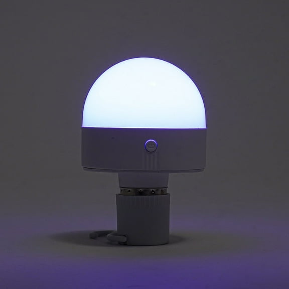 Type-C interface Rechargeable Light Bulb with Remote and Timer, 3 RGB Colors, Dimmable Battery-Operated Bulb, E26 E27 Universal Screw Mouth, Suitable for Parties Clubs Bars