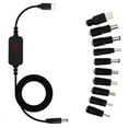thumbnail image 1 of Type C to DC Boost Cable Adapter Cord 5V 9V 12V 15V 20V Adjustable Voltage PD Fast Charging Cable for Laptop Universal, 1 of 7