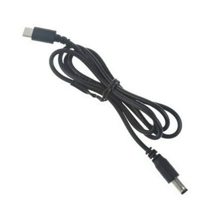 Type C to DC5.5mm Round Charging Cable 12V Suitable for Home Office Electronic