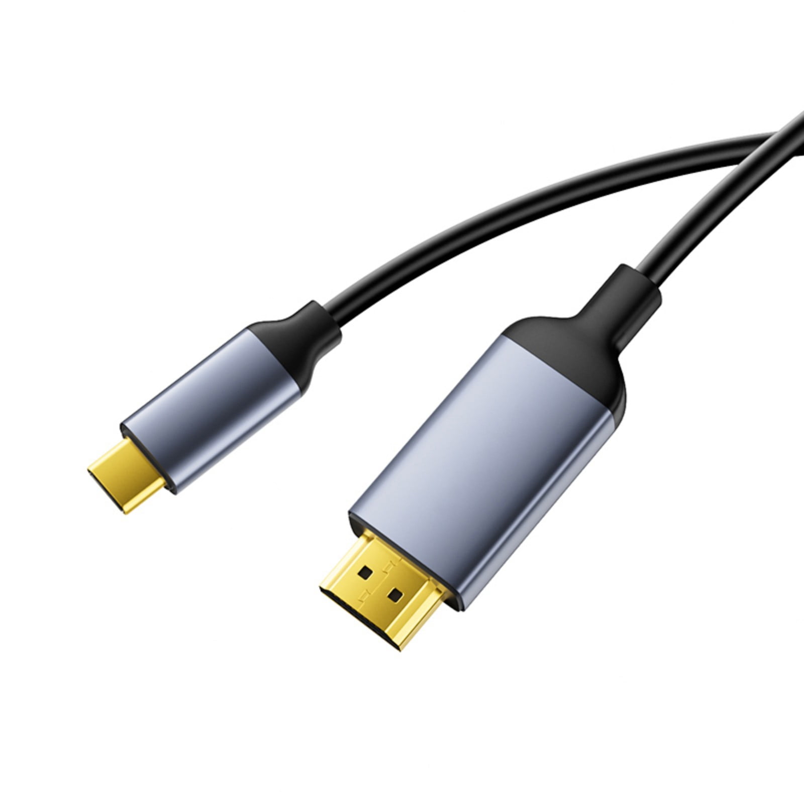 Type C to HDMIs Cable for Phone15/16 Laptops Tablets High Resolution 4K@60Hz Display Dynamic HDRs Support Clear Visuals