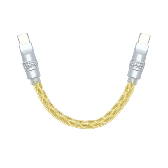 Type C to Type C Braided Cable Eight Cored Monocrystalline Coppered LIne for Fast Charging and Data Transfer Stable