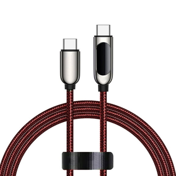 Type-C to Type-C Charger for Smartphone Wear Resistant Charger Line Universal 60W Fast Charging Wire Anti-Oxidation 1.2m