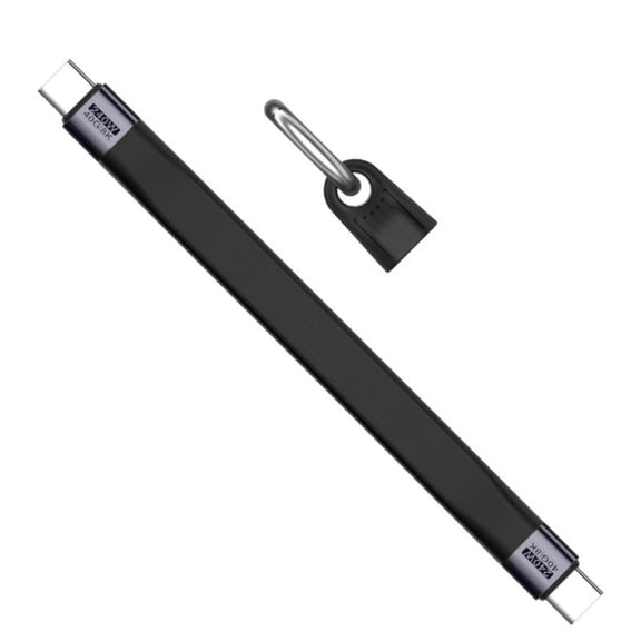 Type C to Type C Flexible Ribbon Cable 240W Power Delivery Fase Charging 40Gbps