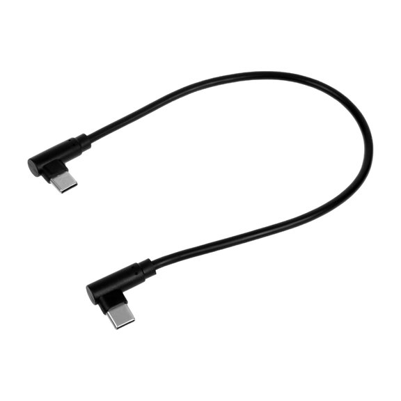 Type C to Type C Right Angle Chargers Cable For Smartphone 20cm Length Supports 40W Charging And 480Mbps Data Transfer