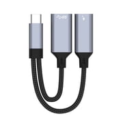 Type C to USB 3 Cable with 30W Power Delivery Aluminum Type C to USB Adapter Cable Portable USB 3 Adapter for Phone