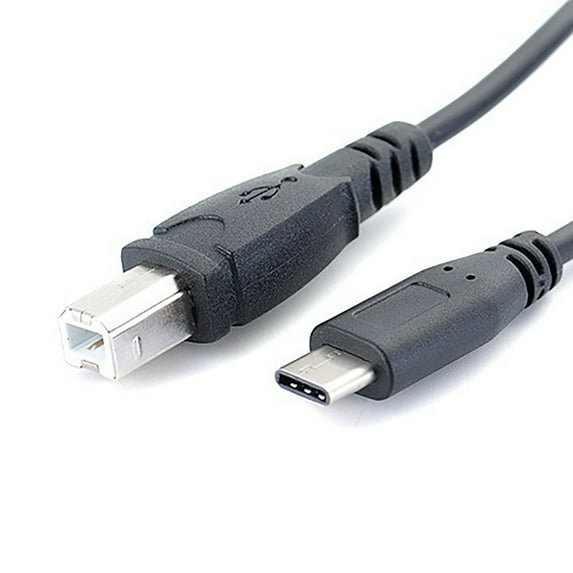 Type C to USB B Printer Cable Data Transfer Cable for Printers and Scanners