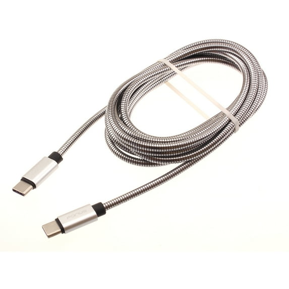 Type-C to USB-C 6ft Metal PD Cable for Samsung Galaxy Tab S8 Ultra 14.6"/Plus 12.4"/11" - Charger Cord Power Wire Sync Long