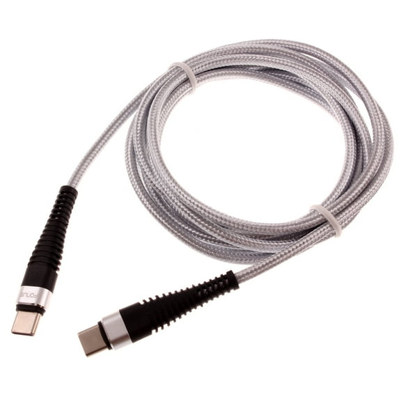 Type-C to USB-C 6ft PD Cable for Galaxy S21 FE 5G - Charger Cord Power Wire Sync Braided Fast Compatible With Samsung Galaxy S21 FE 5G