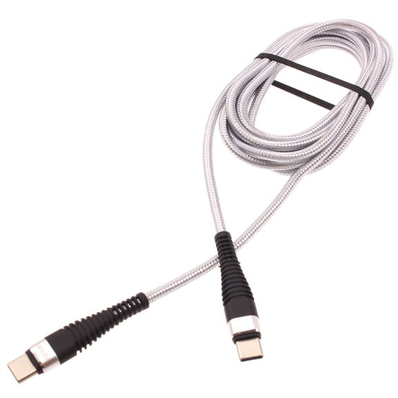 Type-C to USB-C 6ft PD Cable for Motorola One 5G Ace - Charger Cord Power Wire Sync Braided Fast Compatible With Motorola One 5G Ace
