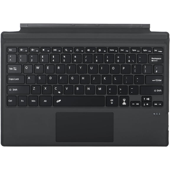 Type Cover for Microsoft Surface Pro 7+ / Pro 7/6 / 5/4 / 3, 12.3 inch, Ultra-Slim Wireless Bluetooth Tablet Keyboard with Multi Touchpad (Black Gray)