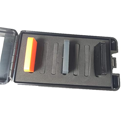 Type D Shore Durometer Hardness Test Blocks Kit for Hard Rubber and Plastics Measurement 3 Different Color Block