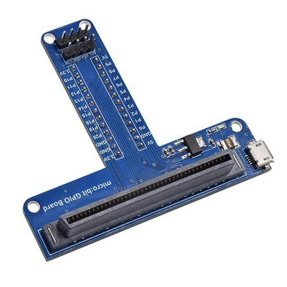 -Type Expansion Adapter for Microbit Breadboard Python Graphical Programming Interface for Microbit,1 * Expansion board,blue