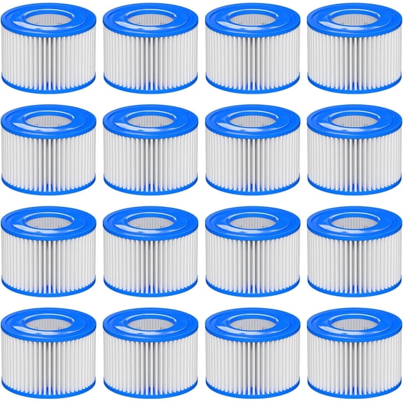 Type â…¥ Hot Tub Spa Filter Replacement Compatible with Lay-Z-Spa, Coleman SaluSpa 90352E 58323, Inflatable Hot Tub, Swimming Pool Pump Filter Type â…¥ Cartridge, 16 Pack
