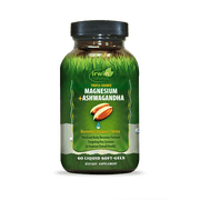 Irwin Naturals Triple-Source Magnesium + Ashwagandha - 60 Liquid Soft-Gels