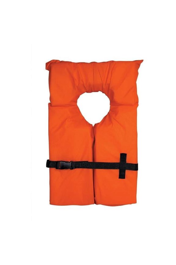 Type II Keyhole Life Vest, Orange - Youth