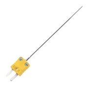Type K Microneedle Chisel Tip Thermocouple Probe, Direct Connect, -100 To +500 Degrees F Temperature Range, Multicolor