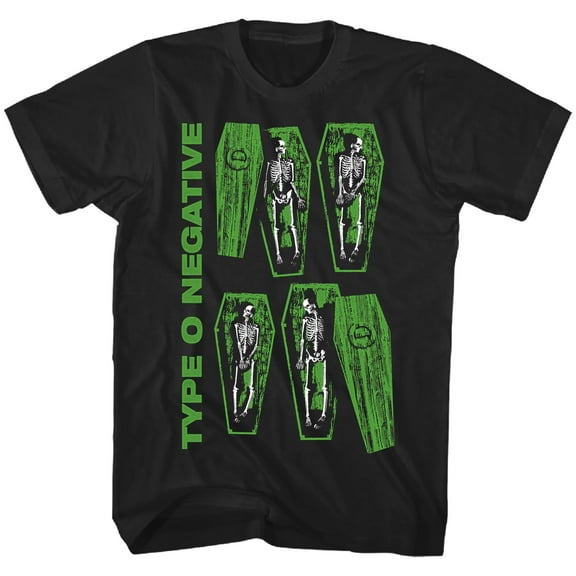 Type O Negative Coffin T-Shirt Black Small | Officially Licensed Merchandise