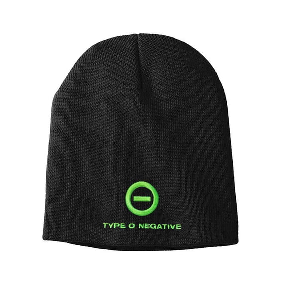 Type O Negative Logo Embroidered Beanie Black | Officially Licensed Merchandise