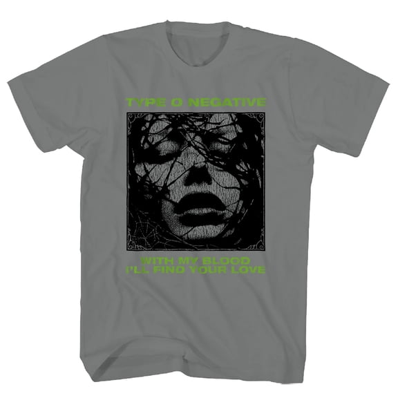 Type O Negative Men's Find Your Love T-Shirt Charcoal Large | Officially Licensed Merchandise