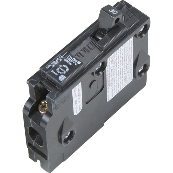 Connecticut Electric Type QD Single Pole Circuit Breaker - 30 Amps - Multicolor